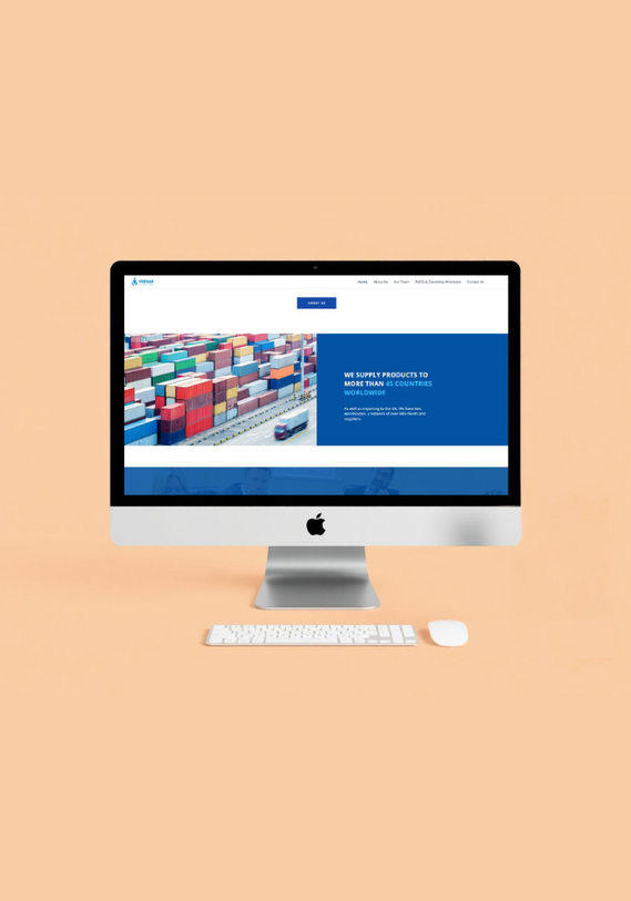 The previous website design before the redesign